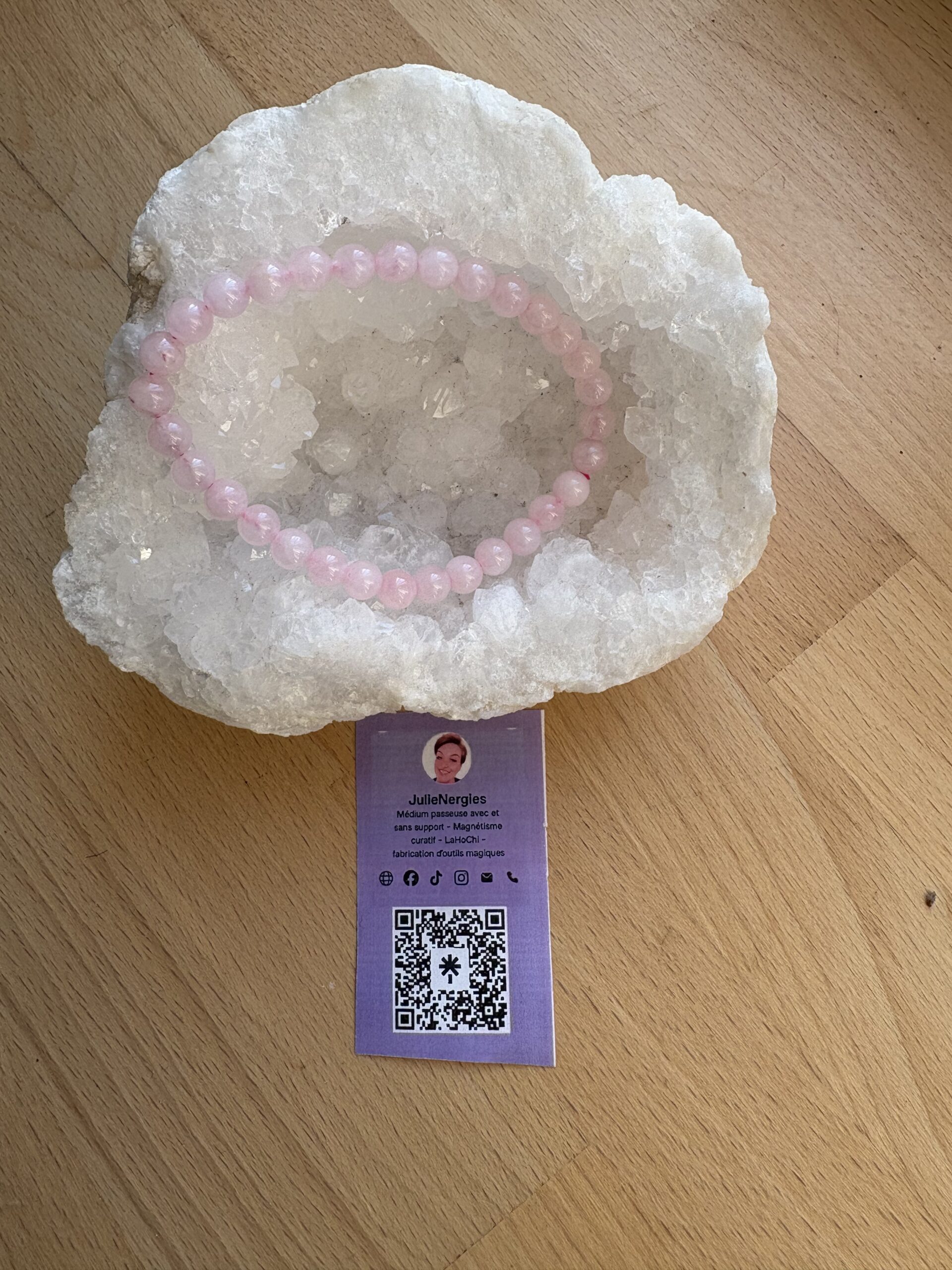 Bracelet Quartz rose