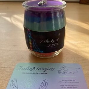 Bougie 7 chakras